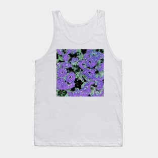 Illustration Purple Kalanchoe Plant Tank Top